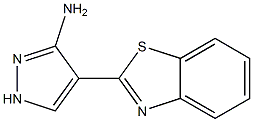 4-(1,3-benzothiazol-2-yl)-1H-pyrazol-3-amine Struktur