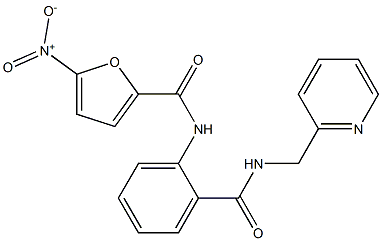 N2-(2-{[(2-pyridylmethyl)amino]carbonyl}phenyl)-5-nitro-2-furamide Struktur