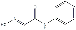 N1-phenyl-2-hydroxyiminoacetamide Struktur