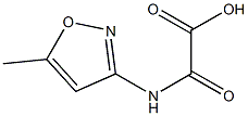 [(5-methylisoxazol-3-yl)amino](oxo)acetic acid Struktur