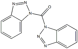 di(1H-1,2,3-benzotriazol-1-yl)methanone Struktur