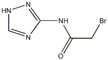 N1-(1H-1,2,4-triazol-3-yl)-2-bromoacetamide Struktur