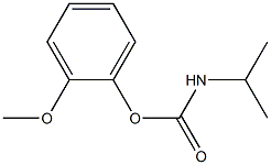 2-methoxyphenyl N-isopropylcarbamate Struktur