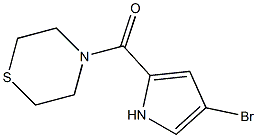 (4-bromo-1H-pyrrol-2-yl)(1,4-thiazinan-4-yl)methanone Struktur