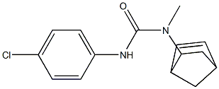 N-bicyclo[2.2.1]hept-5-en-2-yl-N'-(4-chlorophenyl)-N-methylurea Struktur