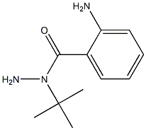 2-amino-N-(tert-butyl)benzenecarbohydrazide Struktur