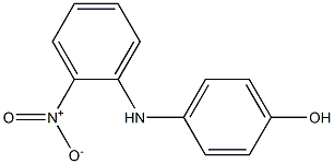 4-(2-nitroanilino)benzenol Struktur