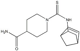 1-[(bicyclo[2.2.1]hept-5-en-2-ylamino)carbothioyl]piperidine-4-carboxamide Struktur