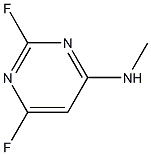 N4-methyl-2,6-difluoropyrimidin-4-amine Struktur