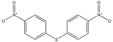 1-nitro-4-[(4-nitrophenyl)thio]benzene Struktur