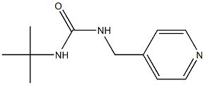 N-(tert-butyl)-N'-(4-pyridylmethyl)urea Struktur