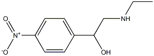 2-(ethylamino)-1-(4-nitrophenyl)ethan-1-ol Struktur