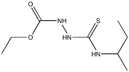 ethyl 2-[(sec-butylamino)carbothioyl]hydrazine-1-carboxylate Struktur