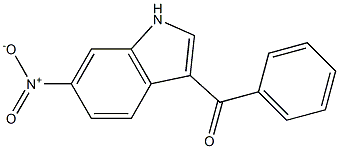 (6-nitro-1H-indol-3-yl)(phenyl)methanone Struktur