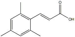 (E)-3-mesitylacrylic acid Struktur