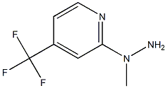 1-(4-(trifluoromethyl)pyridin-2-yl)-1-methylhydrazine Struktur