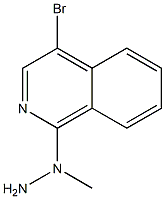 1-(4-bromoisoquinolin-1-yl)-1-methylhydrazine Struktur