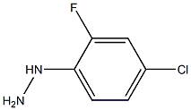 1-(4-chloro-2-fluorophenyl)hydrazine Struktur