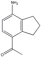 1-(7-Amino-indan-4-yl)-ethanone Struktur