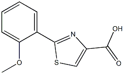 2-(2-METHOXY-PHENYL)-THIAZOLE-4-CARBOXYLIC ACID Struktur