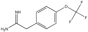 2-(4-(trifluoromethoxy)phenyl)acetamidine Struktur