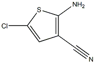 2-amino-5-chlorothiophene-3-carbonitrile Struktur