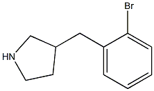 3-(2-bromobenzyl)pyrrolidine Struktur