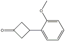 3-(2-methoxyphenyl)cyclobutanone Struktur