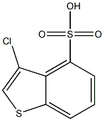 3-chlorobenzo[b]thiophene-4-sulfonic acid Struktur