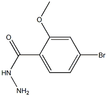 4-bromo-2-methoxybenzohydrazide Struktur