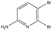 5,6-dibromopyridin-2-amine Struktur