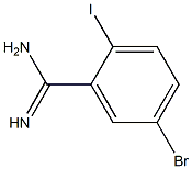 5-bromo-2-iodobenzamidine Struktur