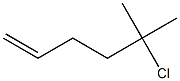 5-chloro-5-methylhex-1-ene Struktur