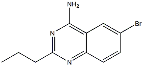 6-bromo-2-propyl-quinazolin-4-ylamine Struktur