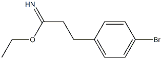 ethyl 3-(4-bromophenyl)propanimidoate Struktur