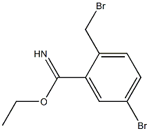 ethyl 5-bromo-2-(bromomethyl)benzylimidate Struktur