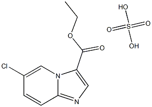 ethyl 6-chloroimidazo[1,2-a]pyridine-3-carboxylate sulfate Struktur