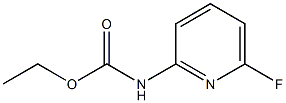 ethyl 6-fluoropyridin-2-ylcarbamate Struktur