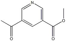 methyl 5-acetylnicotinate Struktur