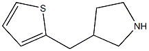 3-(thiophen-2-ylmethyl)pyrrolidine Struktur