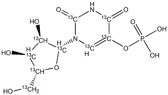 Uridine 5-Monophosphate-13C9 Struktur