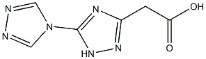 2H-3,4'-Bi-1,2,4-triazol-5-ylacetic acid Struktur