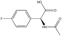 (S)-Acetylamino-(4-fluoro-phenyl)-acetic acid Struktur