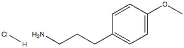 3-(4-Methoxy-phenyl)-propylamine hydrochloride Struktur