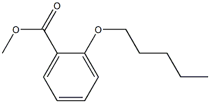 Methyl 2-n-pentyloxybenzoate Struktur