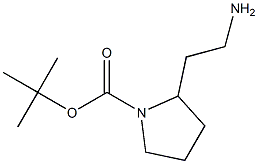 1-Boc-2-(aminoethyl)pyrrolidine Struktur