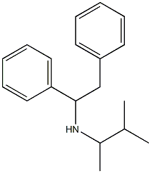 (1,2-diphenylethyl)(3-methylbutan-2-yl)amine Struktur