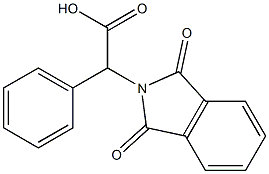 (1,3-dioxo-1,3-dihydro-2H-isoindol-2-yl)(phenyl)acetic acid Struktur