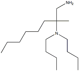 (1-amino-2-methyloctan-2-yl)dibutylamine Struktur