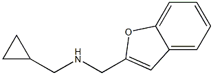 (1-benzofuran-2-ylmethyl)(cyclopropylmethyl)amine Struktur